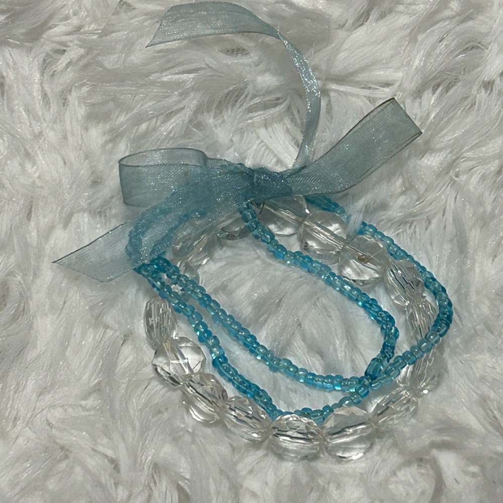 Bead & Ribbon Bracelet